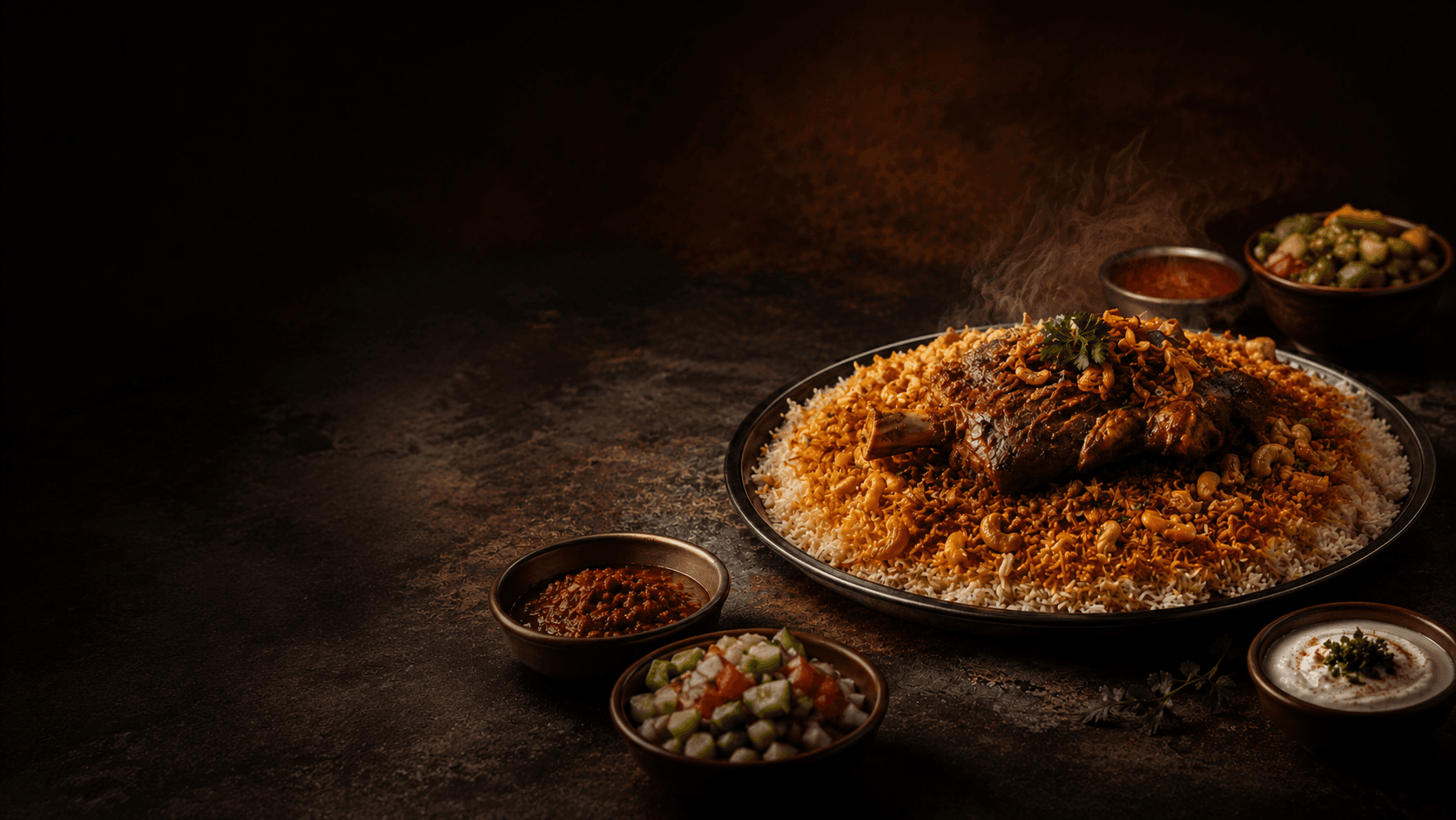Lavish Yemeni feast